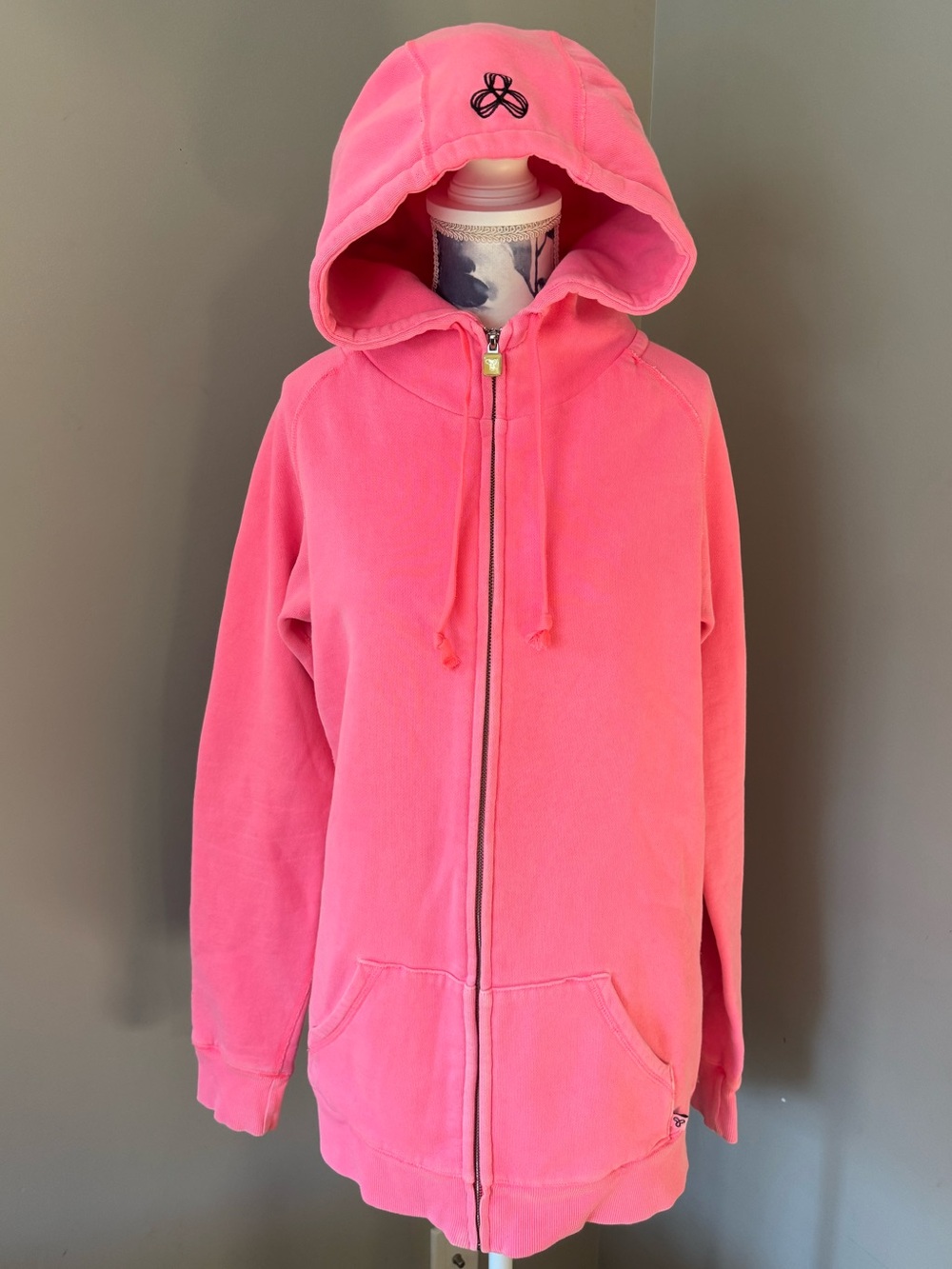 TNA Bright Pink Full-Zip Hoodie Jacket